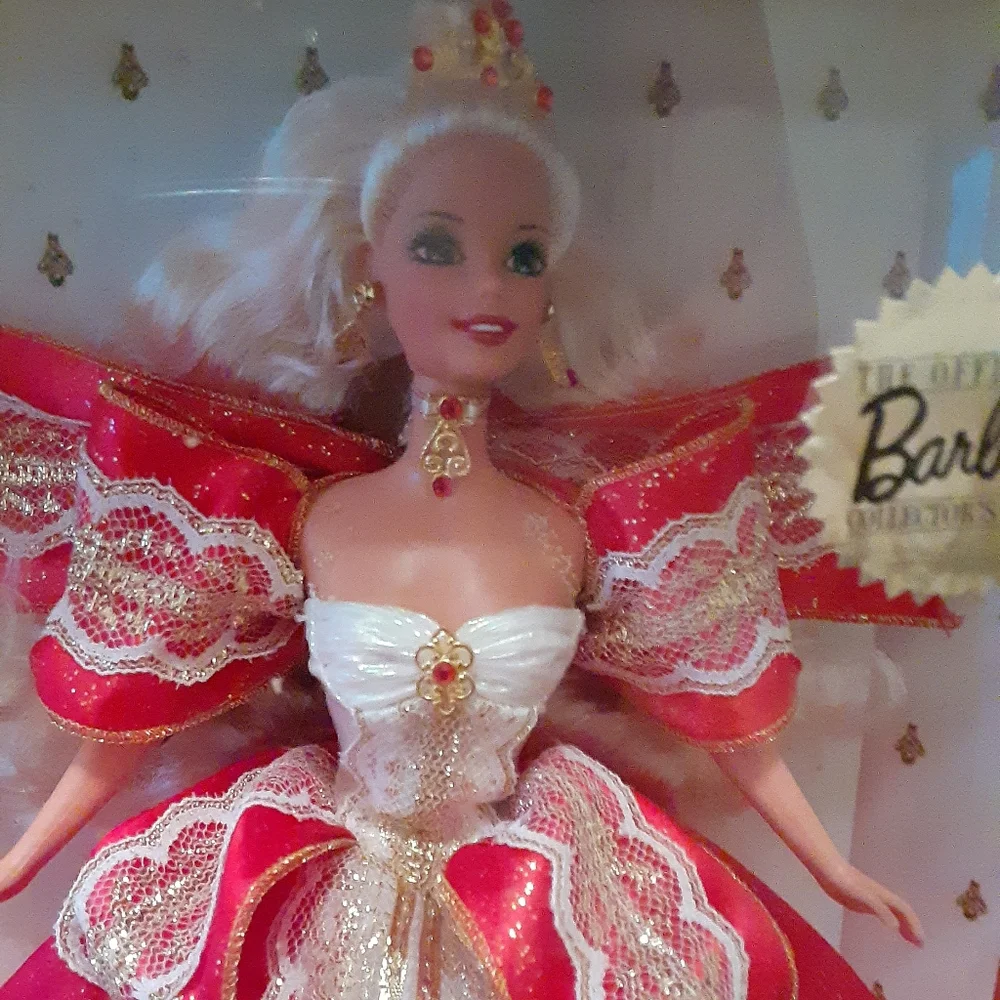 Barbie Happy Holidays 1997 Vintage Blonde Barbie - Picture 7 of 8